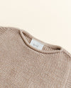 Kamizelka z wełny merino Harvey Baby Sand - Hvid