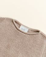 Kamizelka z wełny merino Harvey Baby Sand - Hvid