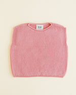 Kamizelka z wełny merino Harvey Baby Sand - Hvid