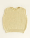 Kamizelka z wełny merino Harvey Kids Light Yellow - Hvid