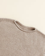 Kamizelka z wełny merino Harvey Kids Sand - Hvid