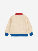Kardigan z bawełny organicznej Bobo Choo Choo Off White - Bobo Choses