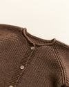 Kardigan z wełny merino Inga Mocha - Hvid