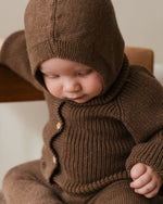 Kardigan z wełny merino Inga Mocha - Hvid