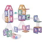 Klocki magnetyczne Ball Run Clever Pack Pastel - 110 el. - Cleverclixx
