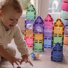 Klocki magnetyczne Ball Run Clever Pack Pastel - 110 el. - Cleverclixx