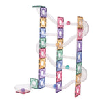 Klocki magnetyczne Ball Run Clever Pack Pastel - 110 el. - Cleverclixx