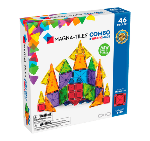 Klocki Magnetyczne COMBO microMAGS 46 el. - Magna - Tiles®
