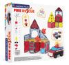 Klocki Magnetyczne Fire Rescue 27 el. - Magna - Tiles®