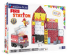 Klocki Magnetyczne Fire Station 50 el. - Magna - Tiles®