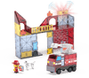 Klocki Magnetyczne Fire Station 50 el. - Magna - Tiles®