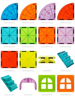 Klocki Magnetyczne Metropolis 110 el. - Magna - Tiles®