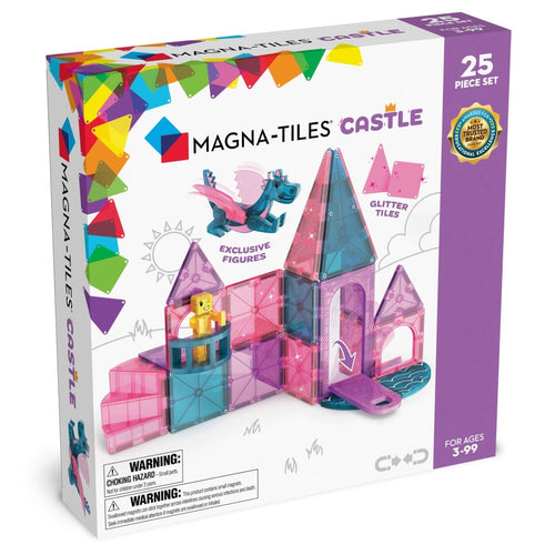 Klocki Magnetyczne Zamek 25 el. - Magna - Tiles®