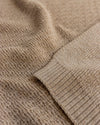 Kocyk z wełny merino Dora Mocha - Hvid
