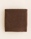 Kocyk z wełny merino Dora Mocha - Hvid