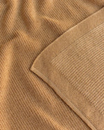 Kocyk z wełny merino Felix Light Yellow - Hvid