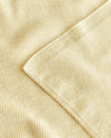 Kocyk z wełny merino Felix Light Yellow - Hvid