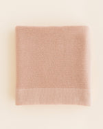 Kocyk z wełny merino Gust Apricot - Hvid