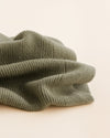 Kocyk z wełny merino Gust Artichoke - Hvid