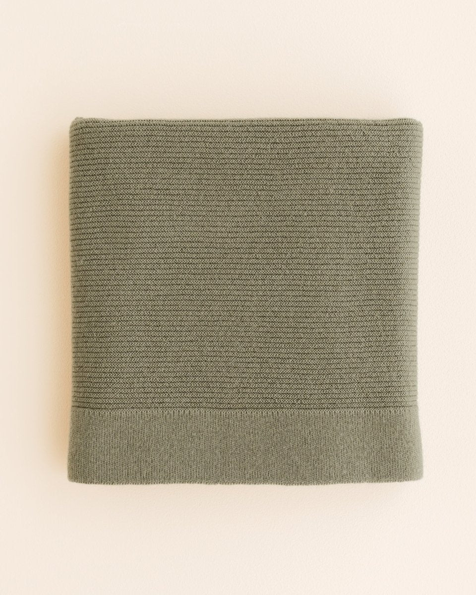 Kocyk z wełny merino Gust Artichoke - Hvid