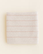 Kocyk z wełny merino Harry Cream/Apricot - Hvid