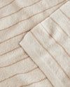 Kocyk z wełny merino Harry Cream/Sand - Hvid
