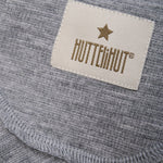 Kominiarka merino z uszkami królika Medium Grey Melange - Huttelihut