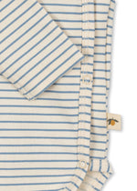 Kopertowe body z bawełny organicznej Stripe Bluie - KONGES SLØJD