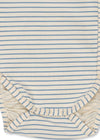 Kopertowe body z bawełny organicznej Stripe Bluie - KONGES SLØJD