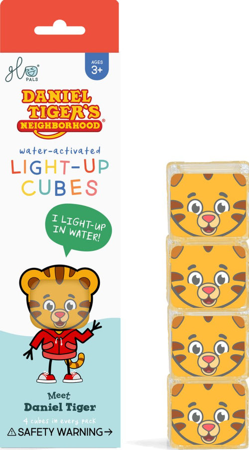 Kostki sensoryczne świecące w wodzie Daniel Tygrysek - Glo Pals