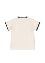 Koszulka polo z krótkim rękawem Florian Antique white - KONGES SLØJD