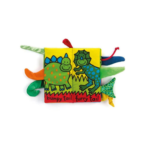 Książeczka sensoryczna Dino Tails - Jellycat