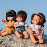 Lalka dziewczynka Europejka 38 cm Brązowe włosy My Friends & Me - Miniland