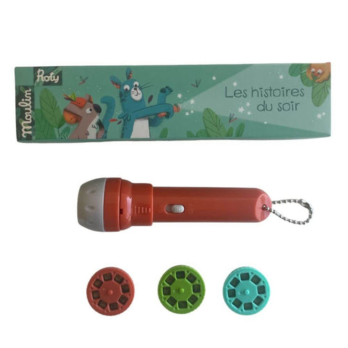 Lampka projektor z serii Dans La Jungle - Moulin Roty