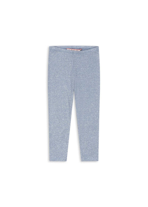 Legginsy bawełniane ze świecącą nitką Roli Purple Impression - KONGES SLØJD