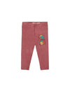 Legginsy z bawełny organicznej Brown - Bobo Choses
