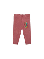 Legginsy z bawełny organicznej Brown - Bobo Choses