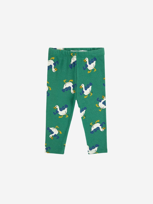 Legginsy z bawełny organicznej La Oca Green - Bobo Choses