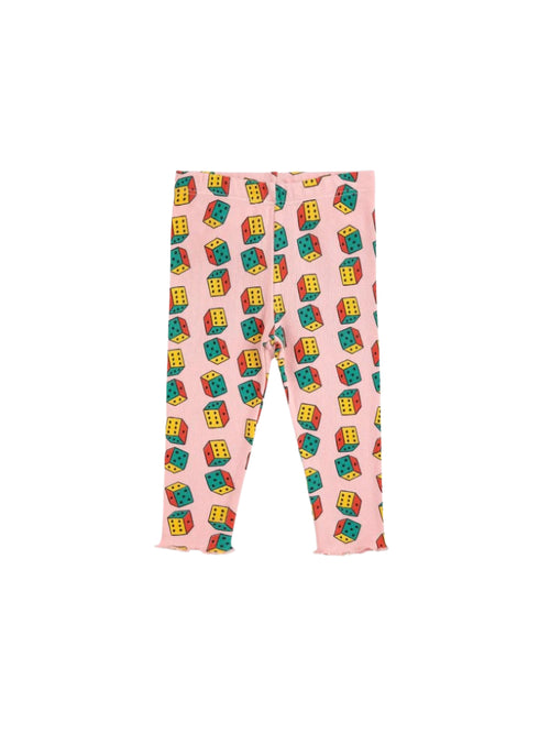 Legginsy z bawełny organicznej Pink - Bobo Choses