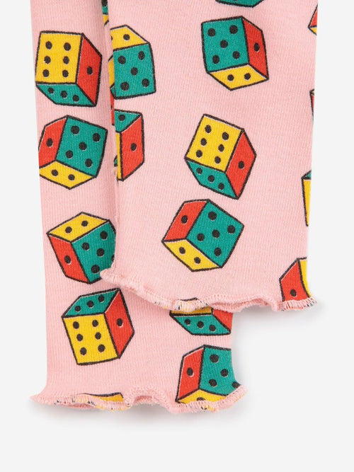 Legginsy z bawełny organicznej Pink - Bobo Choses