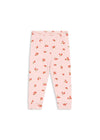 Legginsy z bawełny organicznej Rose Pink - KONGES SLØJD