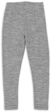 Legginsy z wełny merino i jedwabiu Grey Melange - ENGEL NATUR