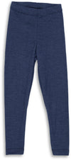 Legginsy z wełny merino i jedwabiu Navy Blue - ENGEL NATUR