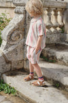 Lniana koszula z krótkim rękawem Venice Stan Stripe - KONGES SLØJD