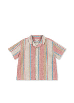 Lniana koszula z krótkim rękawem Venice Stan Stripe - KONGES SLØJD