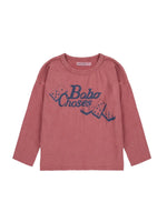 Longsleeve z bawełny organicznej Brown - Bobo Choses
