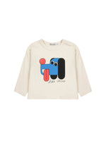 Longsleeve z bawełny organicznej White - Bobo Choses