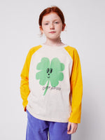 Longsleeve z bawełny organicznej Yellow - Bobo Choses