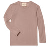 Longsleeve z wełny merino i jedwabiu Dusty Rose - ENGEL NATUR