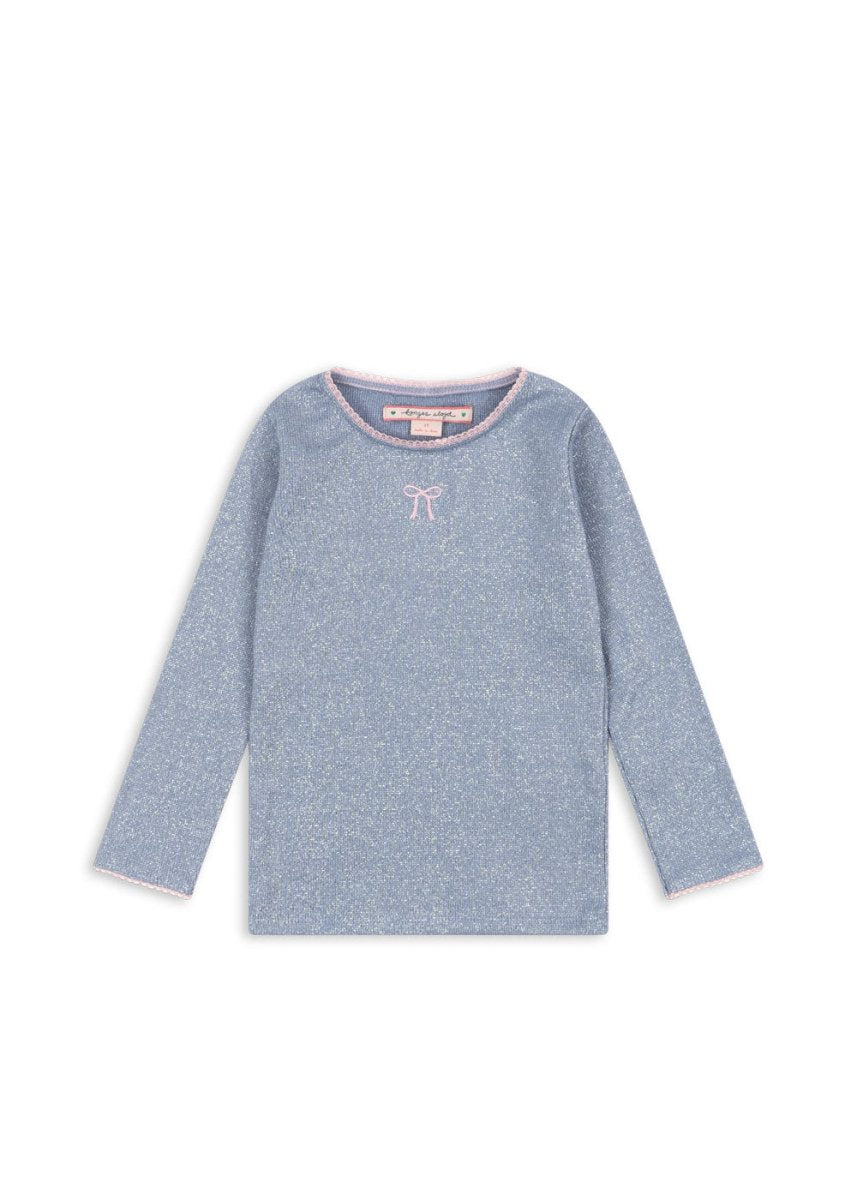 Longsleeve ze świecącą nitką Roli Purple Impression - KONGES SLØJD